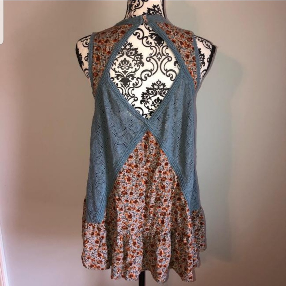 Umgee floral tank - Picture 2 of 4